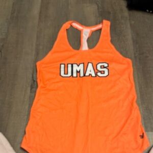 Varsity Orange Muscle Tee